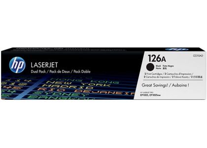 Консуматив HP 126A Black Dual Pack LaserJet Toner Cartridges