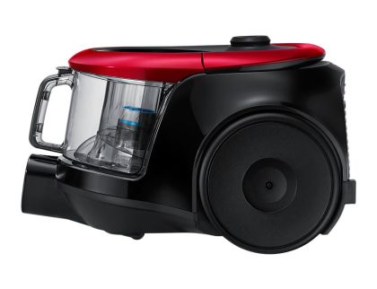 Прахосмукачка Samsung VC07M2110SR/GE, Vacuum Cleaner with Cyclone Force and Anti-Tangle Turbine, Power 700W, Suction Power 180W, noise 80 dB, Bagless Type, Dust Capacity 1.5 l, Vitality Red