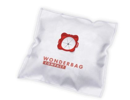 Торбичка за прахосмукачка Rowenta WB305140, Wonderbag Compact, Vacuum Bags, Set of 5 bags + 1 adapter ring, 3-layered, Universal, textile