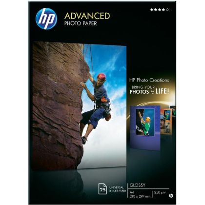 Хартия HP Advanced Glossy Photo Paper-25 sht/A4/210 x 297 mm