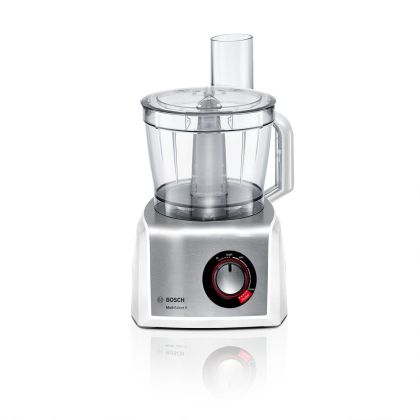 Кухненски робот BOSCH MC812S820, Food processor, MultiTalent 8, 1250 W, add.Tritan blender, Citrus press, Dough Tool, Whisk, White - Brushed stainless steel