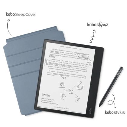 Четец за Е-книги Kobo Elipsa e-Book Reader Pack|E Ink Carta 1200 touchscreen 10.3 inch + Stylus and SleepCover