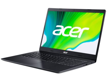 Лаптоп Acer Aspire 3, A315-23-R8Z1, AMD Ryzen 3 3250U (up to 3.5GHz, 4MB), 15.6" FHD (1920x1080) AG, HD Cam, 8GB DDR4 (1 slot free), 256 SSD PCIe, Radeon Vega 3 Graphics, 802.11ac, BT 4.2, Linux, Black