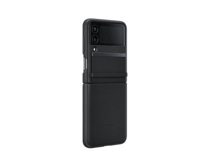 Калъф Samsung Flip4 Flap Leather Cover Black