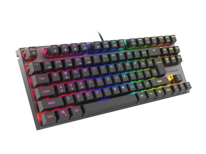 Клавиатура Genesis Mechanical Gaming Keyboard Thor 303 TKL RGB Backlight Red Switch US Layout Black