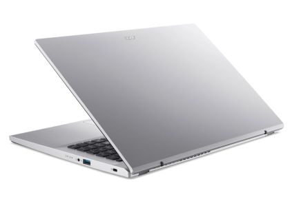 Лаптоп Acer Aspire 3, A315-59-37WG, Intel Core i3-1215U (up to 4.4 GHz, 10MB), 15.6" FHD (1920x1080) IPS SlimBezel LED, HD Cam, 8GB DDR4, 512GB SSD PCIe, INTEL UMA, 2x2 802.11ac, BT 5.0, Linux, Silver