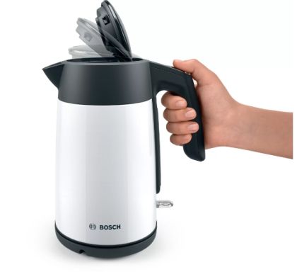 Електрическа кана Bosch TWK7L461, Kettle, 2400 W, 1.7 l, White