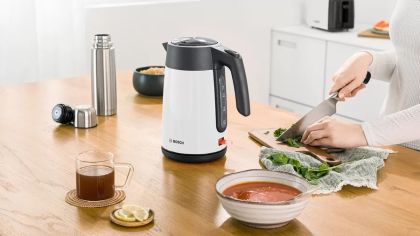 Електрическа кана Bosch TWK7L461, Kettle, 2400 W, 1.7 l, White