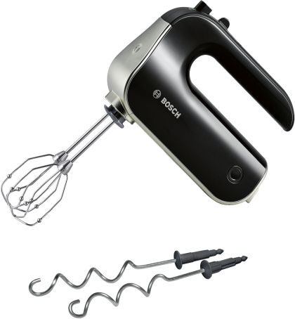 Миксер Bosch MFQ4730, Hand mixer, HomeProfessional, 575 W, with innovative FineCreamer stirrers, Black