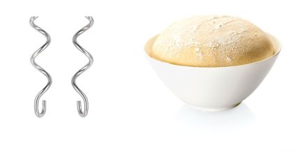 Миксер Bosch MFQ4730, Hand mixer, HomeProfessional, 575 W, with innovative FineCreamer stirrers, Black