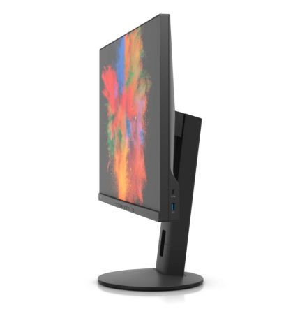 Монитор Fujitsu DISPLAY P2410 WS Wide 24", LED, PL, IPS, 5ms, 1000:1, 300cd/m2, 1920x1200 16:10, DP(Daisy Chain), DP, HDMI, 4xUSB, USB-C, LAN, 6-in-1 stand, Sp.2x2W, Heig adj.150mm, Rot. 90°,Tilt, Sw.angle 345°, Black+Fujitsu Wireless KB Mouse Set LX410 U
