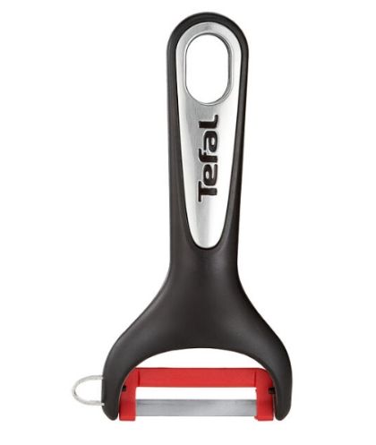 Белачка Tefal K2071814, Ingenio, Peeler "Y", Kitchen tool, Nylon/fiberglass, 25.4x9.4x2.4cm, Up to 230°C, Dishwasher safe, black and red