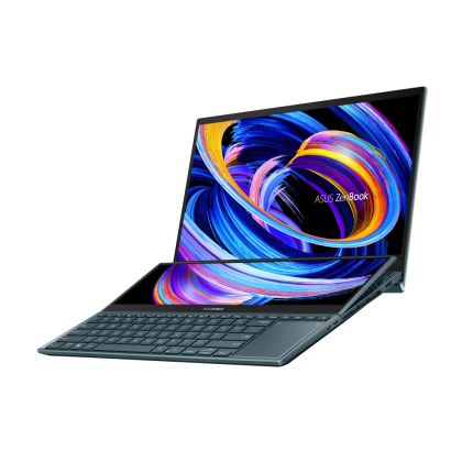 Лаптоп Asus Zenbook Pro Duo 15 OLED UX582ZW-OLED-H941X, Screen Pad Plus, Intel Core i9-12900H 3.8 GHz(24M Cache,up to 5.0 GHz,14 cores),15.6