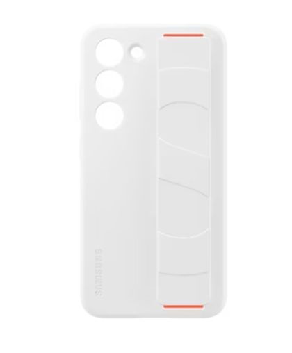 Калъф Samsung S23 S911 Silicone Grip Case, White