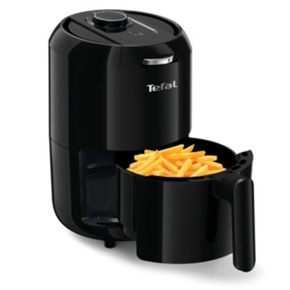 Уред за здравословно готвене Tefal EY101815, Easy Fry Compact BLK 1.6L (1.2kg), temp setting, automatic functions (4), Timer, Auto-off