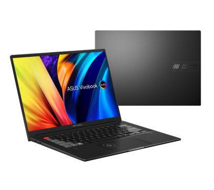 Лаптоп Asus Vivobook X Flip OLED N7401ZE-OLED-M731X,Intel Core i7-12700H 3.5 Ghz, (8M Cache, up to 4.7 GHz), 14.5``OLED ,2.8K (2880 x 1800)GL 400NITS(HDR) 120 Hz , DDR5 16GB(ON BD.),NVIDIA GeForce RTX 3050Ti 4GB GDDR6,1TB PCIEG3 SSD, Windows 11 Pro , Grey