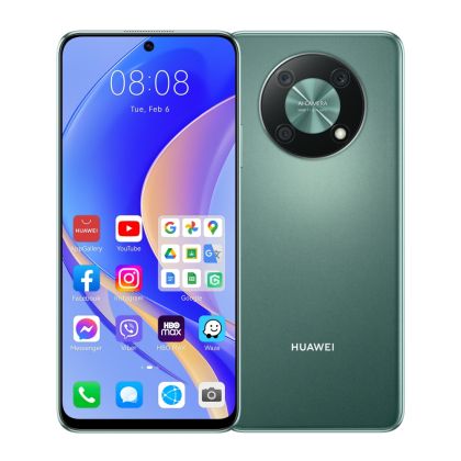 Мобилен телефон Huawei Nova Y90 Emerald Green, CTR-LX1, 6.7", 1080x2388, 6GB+128GB, Camera 50MP+2MP+2MP/8MP,  4G LTE, WiFi BT5.0, 5000 ,mAh, BT5.0, USB Type-C, EMUI 12.0
