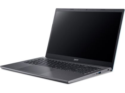 Лаптоп Acer Aspire 5, A515-57-57R1, Intel Core i5-1235U (3.30 GHz up to 4.40 GHz, 12MB), 15.6" FHD IPS SlimBezel (1920x1080), 16GB (2*8) DDR4, 512GB PCIe NVMe SSD, Intel Iris Xe Graphics,WiFi AX, BT, HD Cam, KB Backlight, Fingerprint reader, Linux, Gray