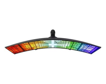 Монитор Samsung 49" 49A950 VA QLED, 120 Hz, 4 ms GTG, 5120x1440, 350 cd/m2, 3000:1, HDR 400, Eye Saver, Flicker Free, USB Type C, LAN, 3xUSB 3.0, Display Port, 2xHDMI, Speakers, Headphone Jack, 178°/178°, Black