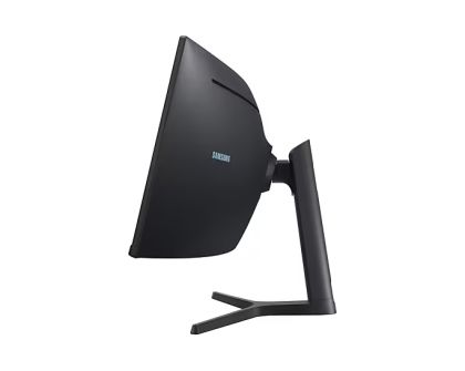 Монитор Samsung 49" 49A950 VA QLED, 120 Hz, 4 ms GTG, 5120x1440, 350 cd/m2, 3000:1, HDR 400, Eye Saver, Flicker Free, USB Type C, LAN, 3xUSB 3.0, Display Port, 2xHDMI, Speakers, Headphone Jack, 178°/178°, Black