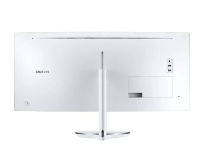 Монитор Samsung LC34J791, 34" CURVED VA, 1500R, 100Hz, 4 ms GTG, 21:9 3440x1440, 300cd/m2, DP, HDMI, USB 3.0 HUB, Thunderbolt 3, Stereo Spk, Headphone, White Gray