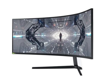 Монитор Samsung LC49G95T, 49" Odyssey GAMING, Curved VA QLED, 1000R, 240 Hz, 1ms GTG, 5120 x 1440, 32:9, 420cd/m2, 2xDP, HDMI, 2xUSB