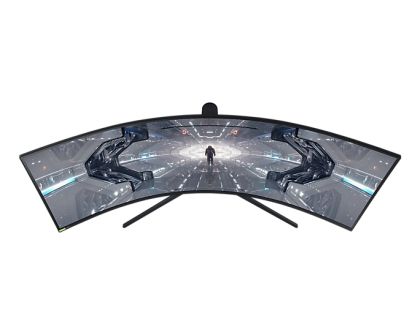 Монитор Samsung LC49G95T, 49" Odyssey GAMING, Curved VA QLED, 1000R, 240 Hz, 1ms GTG, 5120 x 1440, 32:9, 420cd/m2, 2xDP, HDMI, 2xUSB