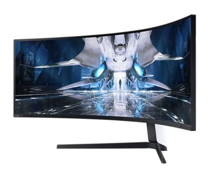 Монитор Samsung 49AG950, 49" Odyssey Neo G9, Curved VA Mini QLED, 1000R, 240Hz, 1ms GTG, 5120 x 1440, 32:9, 420cd/m2, DP 1.4, 2xHDMI 2.1, 2xUSB 3.0, Black