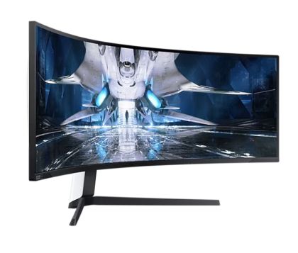Монитор Samsung 49AG950, 49" Odyssey Neo G9, Curved VA Mini QLED, 1000R, 240Hz, 1ms GTG, 5120 x 1440, 32:9, 420cd/m2, DP 1.4, 2xHDMI 2.1, 2xUSB 3.0, Black