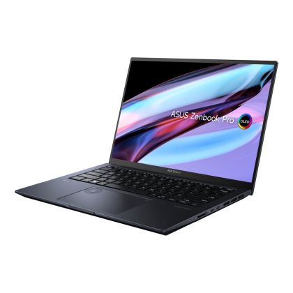 Лаптоп Asus Zenbook Pro OLED UX6404VV-OLED-P941X, INTEL I9-13900H, OLED 14.5" WQXGA+ (2880 x 1800) 16:10, 32GB LPDDR5(16ON BD),1TB SSD, RTX 4060 8GB GDDR6,DIALPAD,Windows 11 Pro, Bag, Tech Black