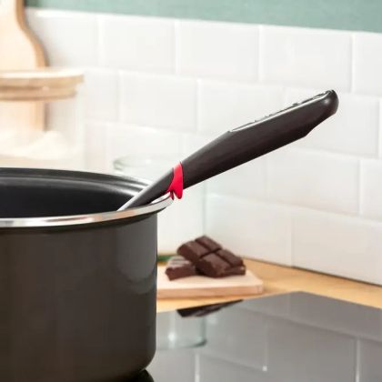 Лъжица Tefal K2060514, Ingenio, Spoon, Kitchen tool, Termoplastic, 39.8x9x4.6cm, Up to 230°C, Dishwasher safe, black