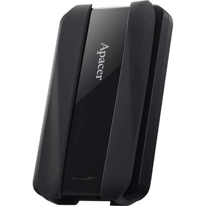 Твърд диск Apacer AC533, 5TB 2.5" SATA HDD USB 3.2 Portable Hard Drive Plastic / Rubber Jet black
