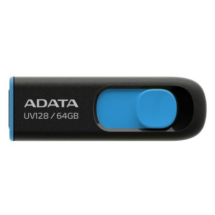 Памет Adata 64GB UV128 USB 3.2 Gen1-Flash Drive Black