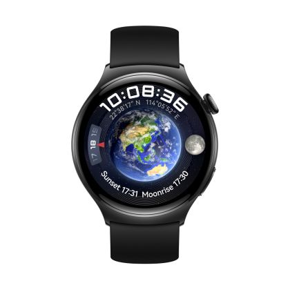 Часовник Huawei Watch 4 Archi-L19F, Amoled, 466x466, PPI 310, 2G, e-sim, Single - band GNSS, BT5.2 BR+BLE, 5ATM, 530mAh, Black
