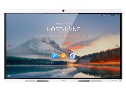 Интерактивен дисплей Huawei IdeaHub B2, IHB2-65PU, 65" Touch: IR 20 points D-LED,IPS,8ms, 3840x2160, 350nits/400nits,1200:1,4K camera,speakers, OPS slot,2xStylus pen,IdeaHub Controller,WiFi,NFC,USB-C,USB-A,USB-B,HDMI,COM port,RJ45, Wall Mount Bracket, And