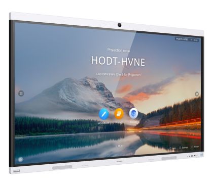 Интерактивен дисплей Huawei IdeaHub B2, IHB2-65PU, 65" Touch: IR 20 points D-LED,IPS,8ms, 3840x2160, 350nits/400nits,1200:1,4K camera,speakers, OPS slot,2xStylus pen,IdeaHub Controller,WiFi,NFC,USB-C,USB-A,USB-B,HDMI,COM port,RJ45, Wall Mount Bracket, And