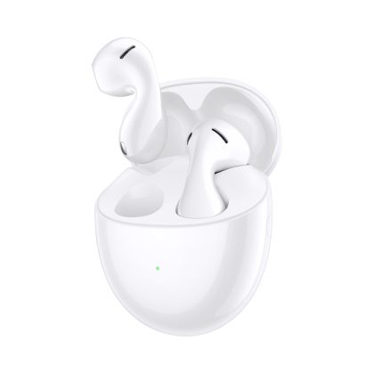 Слушалки Huawei Freebuds 5, Ceramic White, Music playback duration: approx. 5.0 hours (with ANC disabled), Voice call duration:approx. 4.0 hours (with ANC disabled), BT 5.2, 42 mAh