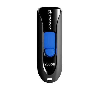 Памет Transcend 256GB, USB3.1, Pen Drive, Capless, Black