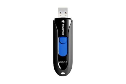 Памет Transcend 256GB, USB3.1, Pen Drive, Capless, Black