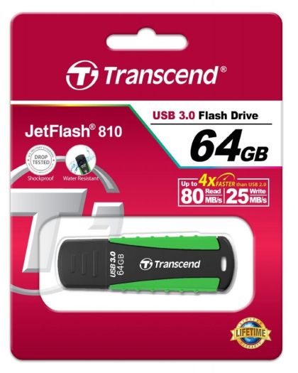 Памет Transcend 64GB JETFLASH 810, USB 3.0