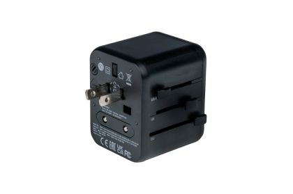 Адаптер Verbatim UTA-02 Universal Travel Adapter with 1 x USB-C PD 20W / 1 x USB-A QC 3.0