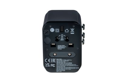Адаптер Verbatim UTA-03 Universal Travel Adapter with 1 x USB-C PD 30W & QC 3.0 / 2 x USB-C / 2 x USB-A