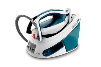 Парогенератор Tefal SV8111E0 EXPRESS POWER, non boiler, blue, 2800W, 2min heat up - manual setting - pump pressure 6.2 bars - 120g/min - steam boost 430g/min - DAC soleplate - removable water tank 1,8L - auto off - eco - lock system - removable anti calc