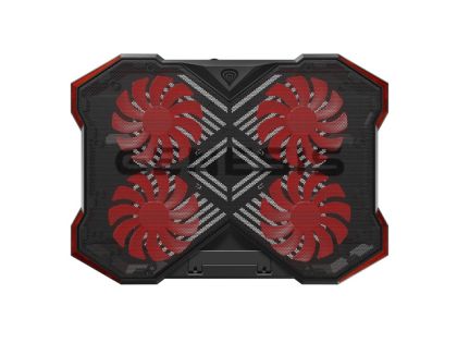 Охлаждаща система Genesis Laptop Cooling Pad Oxid 260 15.6-17.3 4 Fans, Led Light, 2 Usb