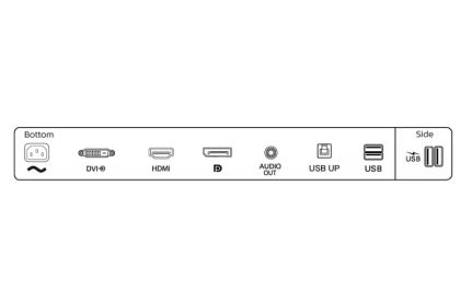 Монитор Philips 245B1, 23.8" IPS WLED, 2560x1440@75Hz, 4ms GtG, 250cd m/2, 1000:1, DCR 50M:1, Adaptive Sync, FlickerFree, Low Blue Mode, 2Wx2, Tilt, Height Adjust, Pivot, Swivel, DVI, HDMI, DP, USB hub