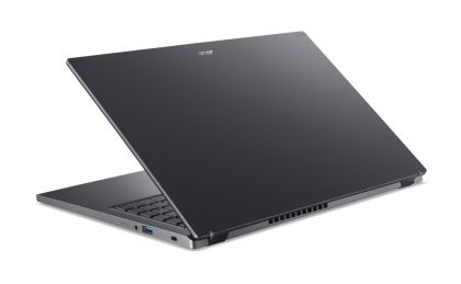 Лаптоп Acer Aspire 5, A515-58M-37ZH, Intel Core i3-1315U (1.2GHz up to 4.50GHz, 10MB), 15.6" FHD IPS SlimBezel, 8 GB DDR5, 512GB PCIe NVMe SSD, Intel UMA, Wifi 802.11AX, BT, HD Cam, KB Backlight, Fingerprint reader, Linux, Gray