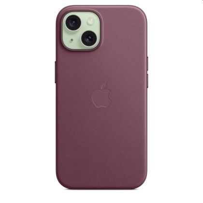 Калъф Apple iPhone 15 FineWoven Case with MagSafe - Mulberry
