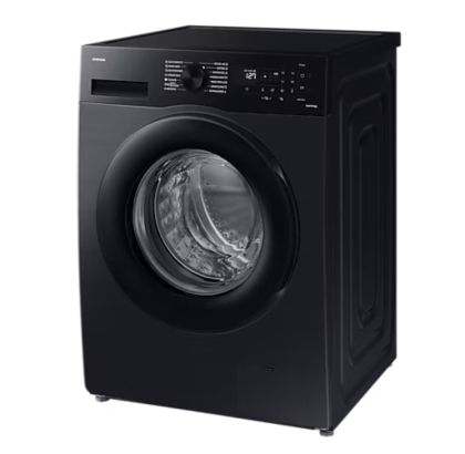 Пералня Samsung WW80CGC04DABLE, Washing Machine, 8 kg, 1400 rpm,  Digital inverter motor, Energy Efficiency A, Spin Efficiency B, Eco Bubble, Bubble Soak, Hygiene Steam, WiFi , Smart Things, AI Energy mode, Black Inox
