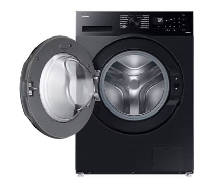 Пералня Samsung WW80CGC04DABLE, Washing Machine, 8 kg, 1400 rpm,  Digital inverter motor, Energy Efficiency A, Spin Efficiency B, Eco Bubble, Bubble Soak, Hygiene Steam, WiFi , Smart Things, AI Energy mode, Black Inox