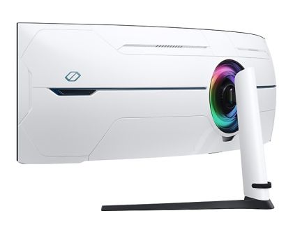 Монитор Samsung LS57CG952, 57" Odyssey Neo G95NC 57" Quantum Mini-LED Dual UHD, 7680x2160, 240Hz 1ms, HDMI, USB Hub, White/Black